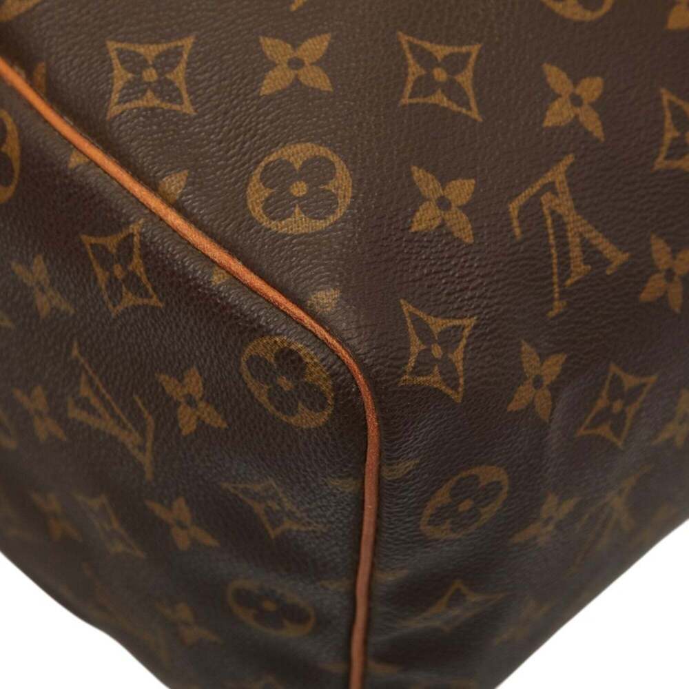 LOUIS VUITTON Brown Monogram Leather Speedy 35 Boston Bag - Picture 7 of 13